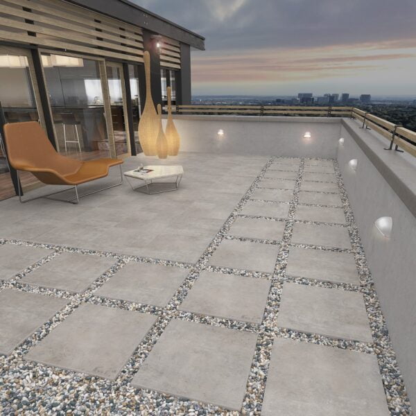 Grijs Tuintegels Betonlook Keraselect Hodi Grijs 60x60x2cm afbeelding 15700