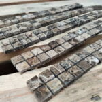 Bruin Natuursteen Strips Marmerlook MTC Marmer Strip Bruin 3x30cm afbeelding 2