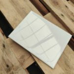 Wit Wandtegels Glanzend Option White Glossy Facet 15x20cm afbeelding 2