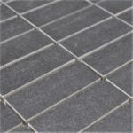 Grijs Mozaiek Mat Ceratile Fusion Grey 3x8 Mozaïek 33x33cm afbeelding 2