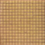 Beige Mozaiek Licht Glanzend Ker Glasmozaiek Beige 2x2 Mozaïek 32,7x32,7cm
