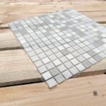 Grijs Mozaiek Licht Glanzend Ker Glasmozaiek Mix A11-A12 2x2cm afbeelding 02