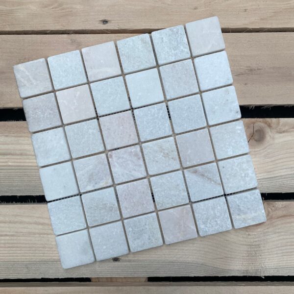 MTC-Marmer-Wit-Gezoet-4,8x4,8-Mozaiek-30,5x30,5