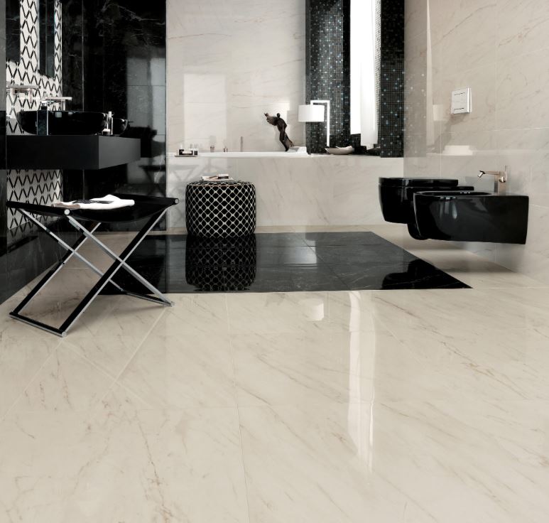 Alta-Marmre-Blanco-Cato-Glans-60x60-Sfeerbeeld- Beige Vloertegels Marmerlook Alta Marmre Blanco Cato Glans 60x60cm afbeelding 22929