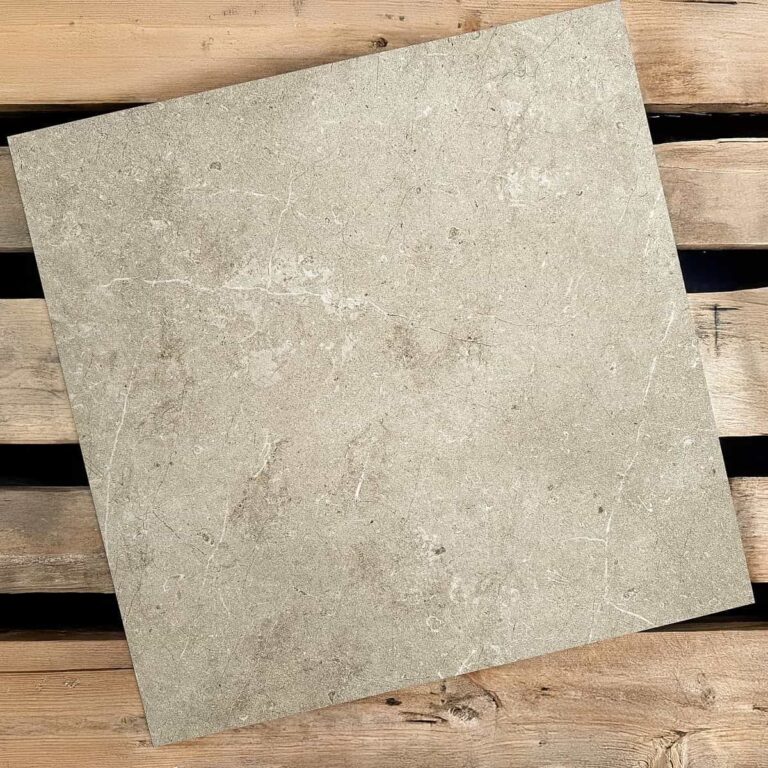 Beige Vloertegels Betonlook Keraselect Nogero Ivory 60x60cm afbeelding 1