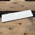 Wit Wandtegels Egaal Quintessenza Memento MEM103L Cipria Lucido 5x20cm