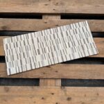 Antraciet Decortegels Decor Tegels Alcor Evian Stripe Antracita 25x60cm