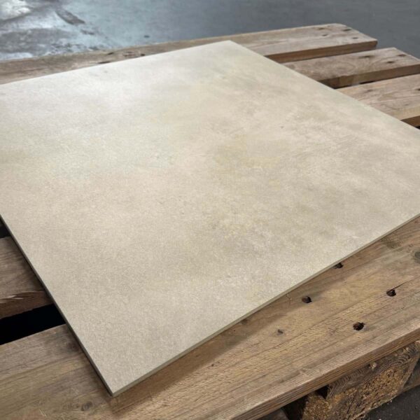 Beige Vloertegels Betonlook Keraselect Solution Beige 60x60cm afbeelding 1