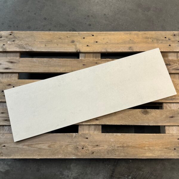 Wit Wandtegels Betonlook Durstone Komet White 31,5x100cm