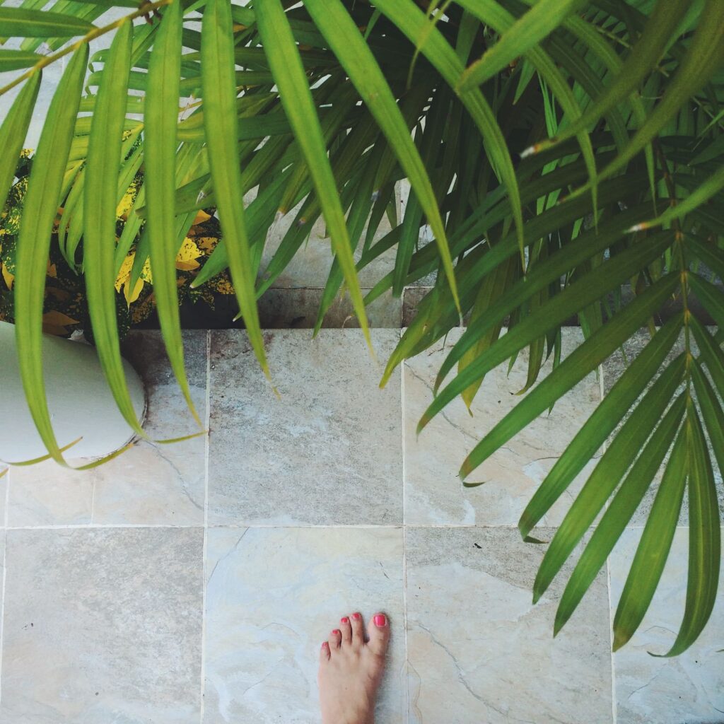 gladde tegels opruwen