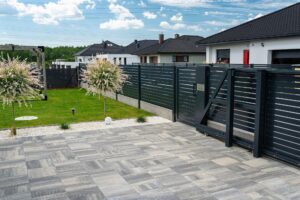 gladde tegels buiten