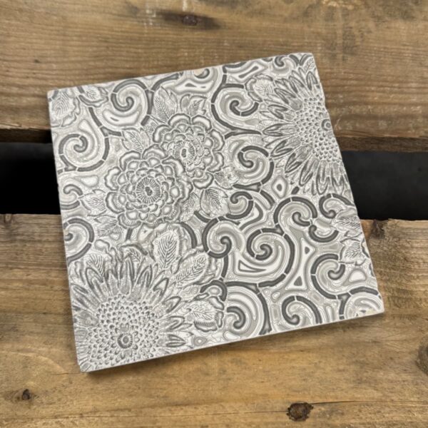 Wit Vloertegels Decor La Fabbrica Orchestra Adelia Minuetto Burattato Decor 15x15cm