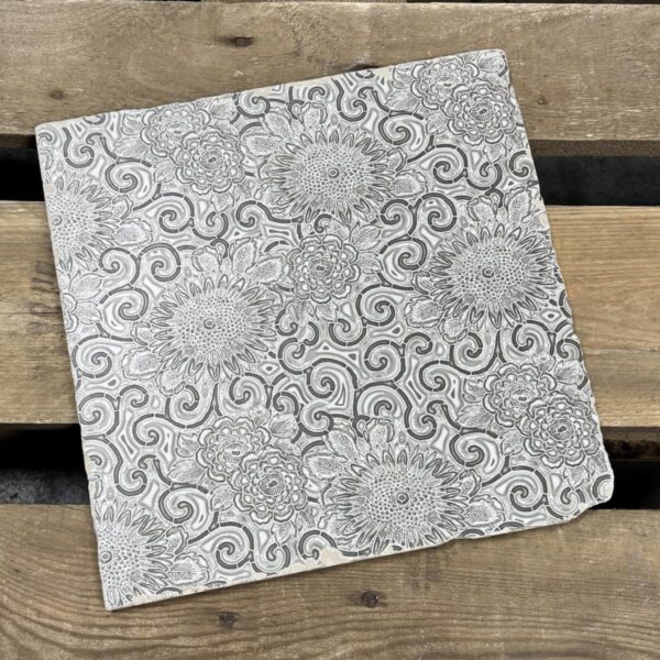 Wit Vloertegels Decor La Fabbrica Orchestra Adelia Minuetto Burattato Decor 30x30cm