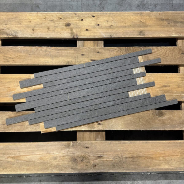 Antraciet Mozaiek Natuursteenlook Atlas Concorde Trust Titanium Matt Brick 30x60cm