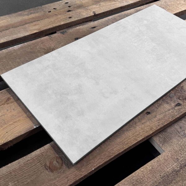 Grijs Vloertegels Betonlook Alaplana Horton White Matt 30x60cm afbeelding 1